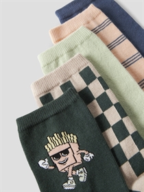 NAME IT 5-Pak Strømper Vaks Chateau Gray